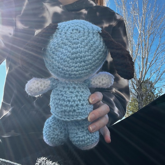 Hand Crocheted Doc the DOGtor Surgeon Stuffed Animal Plushie - Picture 13 of 13